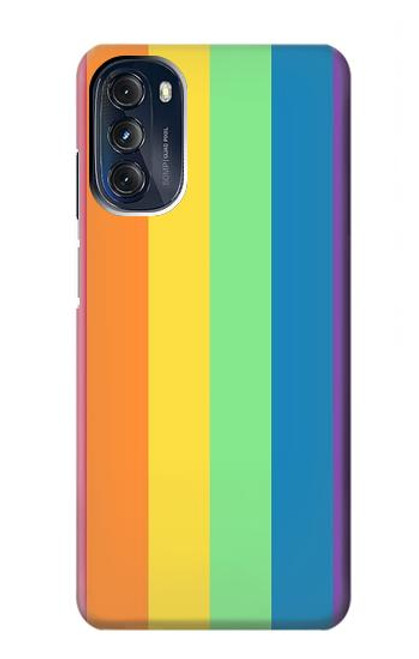 W3699 LGBT Pride Hülle Schutzhülle Taschen und Leder Flip für Motorola Moto G 5G (2023)