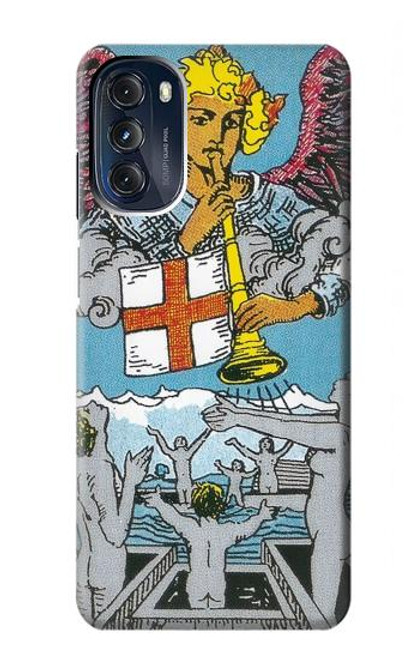 W3743 Tarot Card The Judgement Hülle Schutzhülle Taschen und Leder Flip für Motorola Moto G 5G (2023)