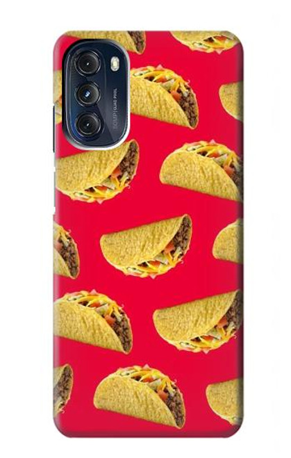 W3755 Mexican Taco Tacos Hülle Schutzhülle Taschen und Leder Flip für Motorola Moto G 5G (2023)