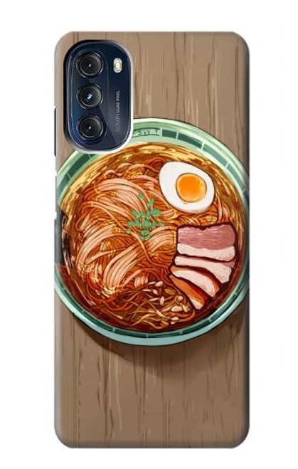 W3756 Ramen Noodles Hülle Schutzhülle Taschen und Leder Flip für Motorola Moto G 5G (2023)