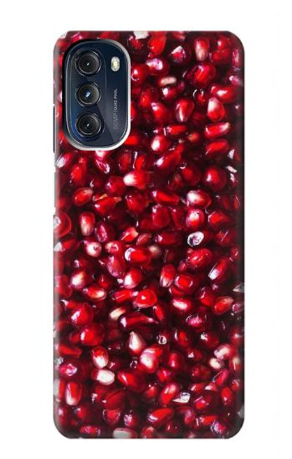 W3757 Pomegranate Hülle Schutzhülle Taschen und Leder Flip für Motorola Moto G 5G (2023)