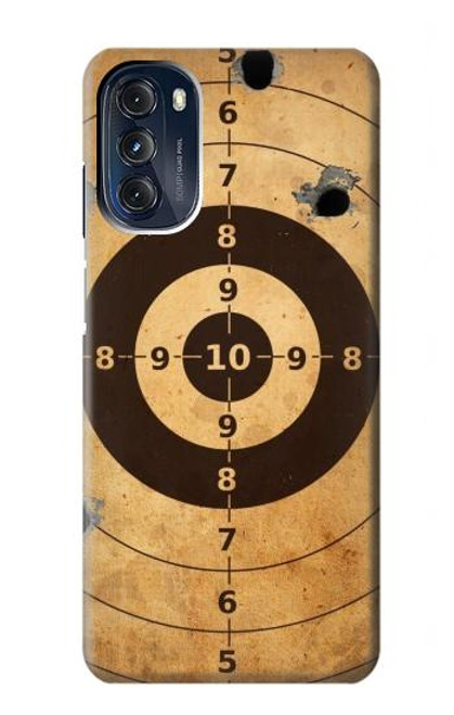 W3894 Paper Gun Shooting Target Hülle Schutzhülle Taschen und Leder Flip für Motorola Moto G 5G (2023)