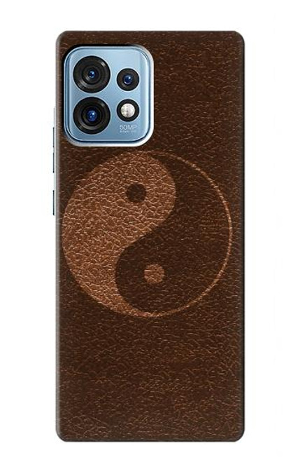 W0825 Taoism Yin Yang Hülle Schutzhülle Taschen und Leder Flip für Motorola Edge+ (2023), X40, X40 Pro, Edge 40 Pro
