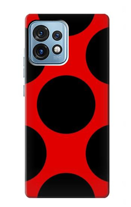 W1829 Ladybugs Dot Pattern Hülle Schutzhülle Taschen und Leder Flip für Motorola Edge+ (2023), X40, X40 Pro, Edge 40 Pro