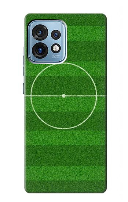 W2322 Football Soccer Field Hülle Schutzhülle Taschen und Leder Flip für Motorola Edge+ (2023), X40, X40 Pro, Edge 40 Pro