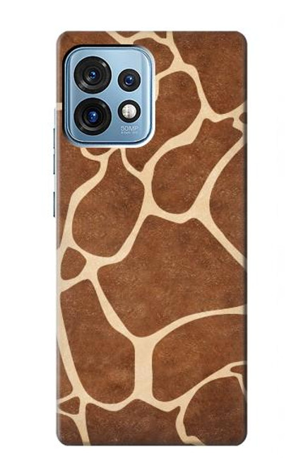 W2326 Giraffe Skin Hülle Schutzhülle Taschen und Leder Flip für Motorola Edge+ (2023), X40, X40 Pro, Edge 40 Pro