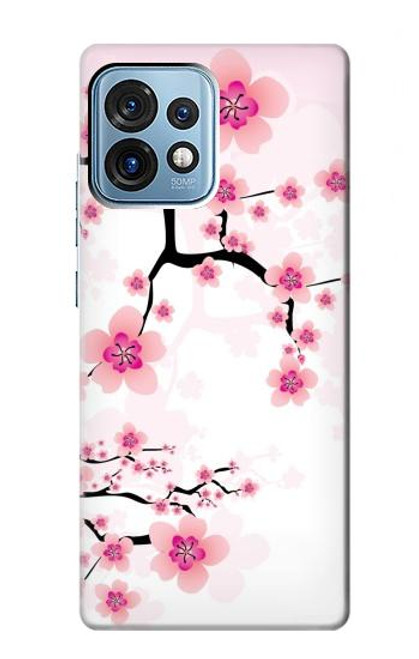 W2359 Plum Blossom Hülle Schutzhülle Taschen und Leder Flip für Motorola Edge+ (2023), X40, X40 Pro, Edge 40 Pro