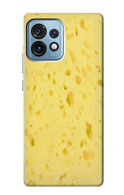 W2913 Cheese Texture Hülle Schutzhülle Taschen und Leder Flip für Motorola Edge+ (2023), X40, X40 Pro, Edge 40 Pro