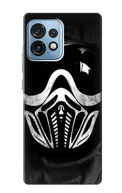 W2924 Paintball Mask Hülle Schutzhülle Taschen und Leder Flip für Motorola Edge+ (2023), X40, X40 Pro, Edge 40 Pro