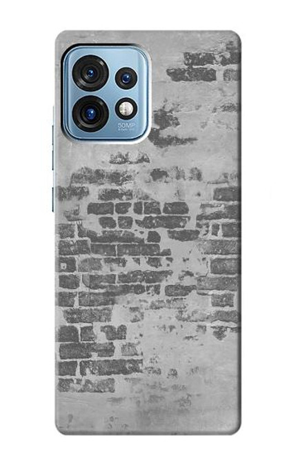 W3093 Old Brick Wall Hülle Schutzhülle Taschen und Leder Flip für Motorola Edge+ (2023), X40, X40 Pro, Edge 40 Pro