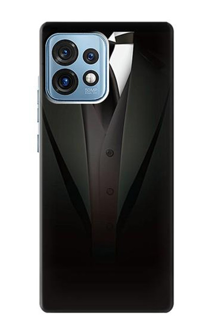 W3534 Men Suit Hülle Schutzhülle Taschen und Leder Flip für Motorola Edge+ (2023), X40, X40 Pro, Edge 40 Pro