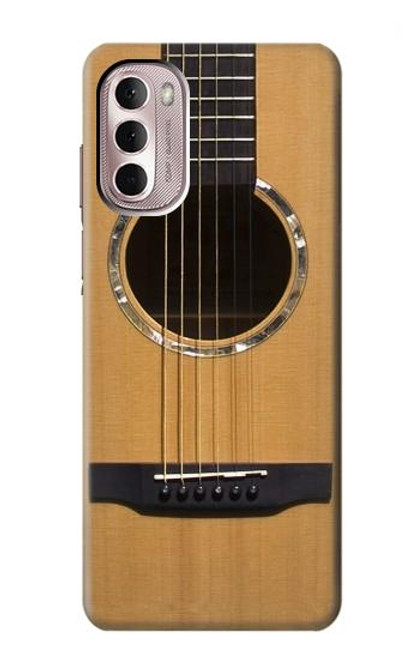 W0057 Acoustic Guitar Hülle Schutzhülle Taschen und Leder Flip für Motorola Moto G Stylus 4G (2022)