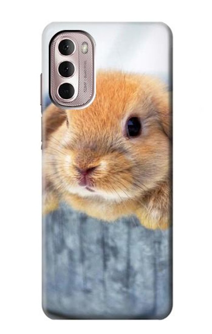 W0242 Cute Rabbit Hülle Schutzhülle Taschen und Leder Flip für Motorola Moto G Stylus 4G (2022)