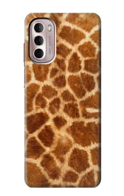 W0422 Giraffe Skin Hülle Schutzhülle Taschen und Leder Flip für Motorola Moto G Stylus 4G (2022)
