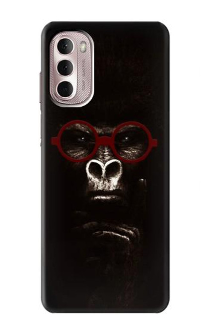 W3529 Thinking Gorilla Hülle Schutzhülle Taschen und Leder Flip für Motorola Moto G Stylus 4G (2022)