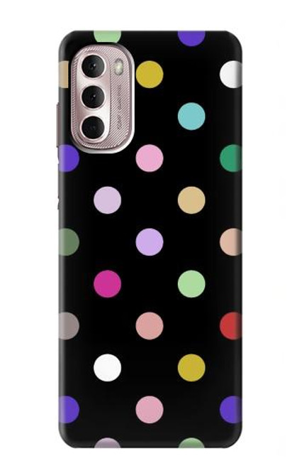 W3532 Colorful Polka Dot Hülle Schutzhülle Taschen und Leder Flip für Motorola Moto G Stylus 4G (2022)