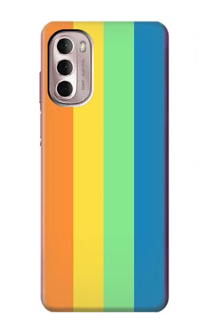 W3699 LGBT Pride Hülle Schutzhülle Taschen und Leder Flip für Motorola Moto G Stylus 4G (2022)