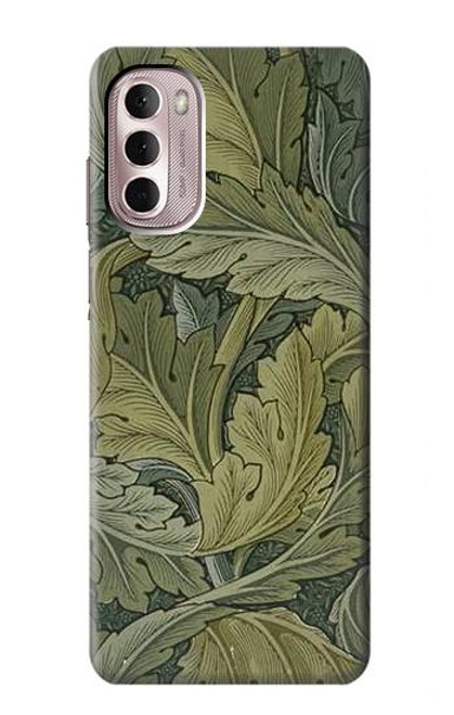 W3790 William Morris Acanthus Leaves Hülle Schutzhülle Taschen und Leder Flip für Motorola Moto G Stylus 4G (2022)