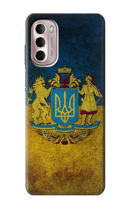 W3858 Ukraine Vintage Flag Hülle Schutzhülle Taschen und Leder Flip für Motorola Moto G Stylus 4G (2022)