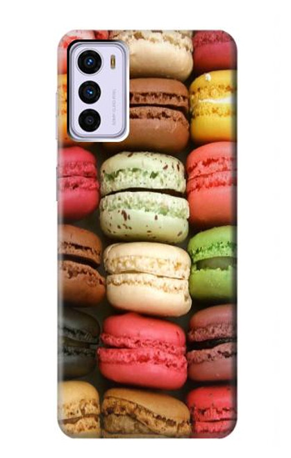 W0080 Macarons Hülle Schutzhülle Taschen und Leder Flip für Motorola Moto G42