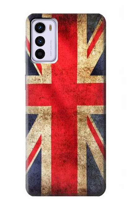 W2303 British UK Vintage Flag Hülle Schutzhülle Taschen und Leder Flip für Motorola Moto G42