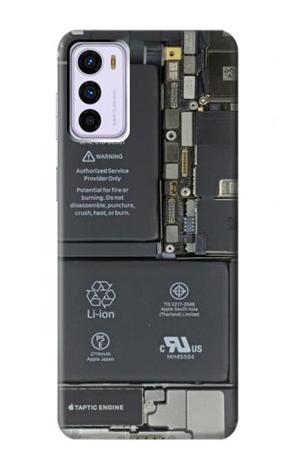 W3467 Inside Mobile Phone Graphic Hülle Schutzhülle Taschen und Leder Flip für Motorola Moto G42