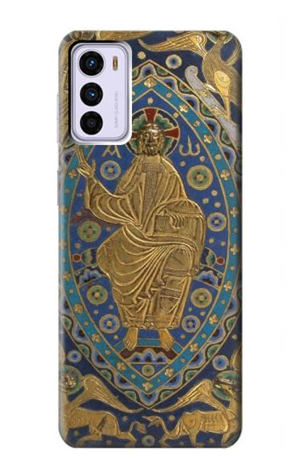 W3620 Book Cover Christ Majesty Hülle Schutzhülle Taschen und Leder Flip für Motorola Moto G42