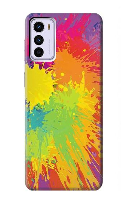 W3675 Color Splash Hülle Schutzhülle Taschen und Leder Flip für Motorola Moto G42