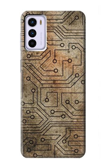 W3812 PCB Print Design Hülle Schutzhülle Taschen und Leder Flip für Motorola Moto G42