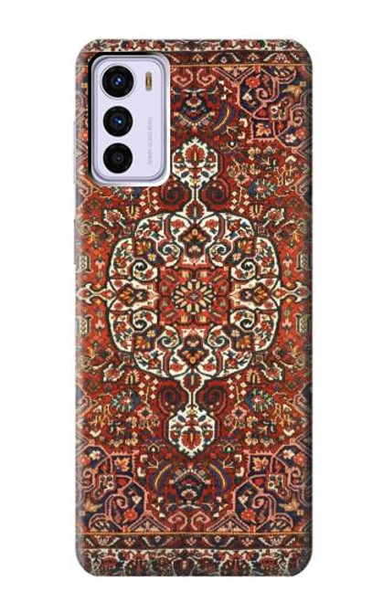 W3813 Persian Carpet Rug Pattern Hülle Schutzhülle Taschen und Leder Flip für Motorola Moto G42