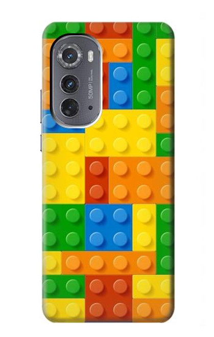 W3595 Brick Toy Hülle Schutzhülle Taschen und Leder Flip für Motorola Edge (2022)