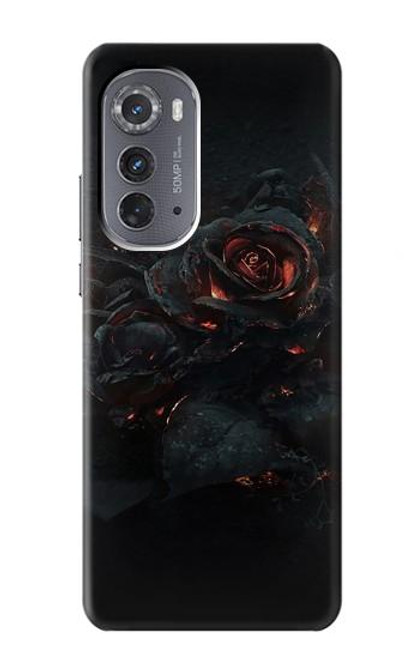 W3672 Burned Rose Hülle Schutzhülle Taschen und Leder Flip für Motorola Edge (2022)