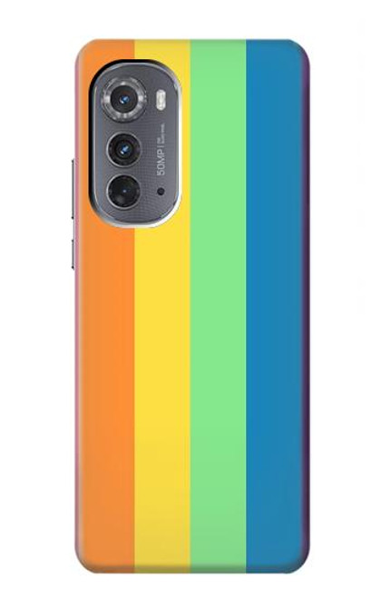 W3699 LGBT Pride Hülle Schutzhülle Taschen und Leder Flip für Motorola Edge (2022)