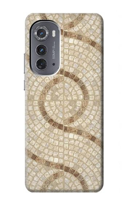 W3703 Mosaic Tiles Hülle Schutzhülle Taschen und Leder Flip für Motorola Edge (2022)