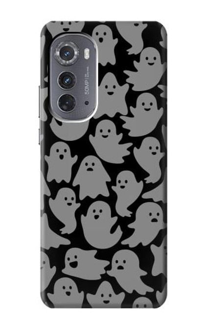 W3835 Cute Ghost Pattern Hülle Schutzhülle Taschen und Leder Flip für Motorola Edge (2022)