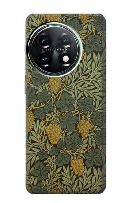 W3662 William Morris Vine Pattern Hülle Schutzhülle Taschen und Leder Flip für OnePlus 11