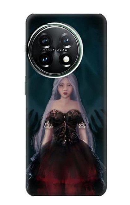 W3847 Lilith Devil Bride Gothic Girl Skull Grim Reaper Hülle Schutzhülle Taschen und Leder Flip für OnePlus 11
