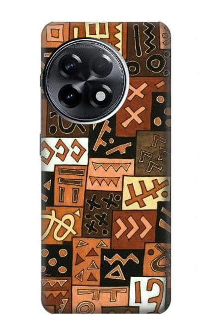 W3460 Mali Art Pattern Hülle Schutzhülle Taschen und Leder Flip für OnePlus 11R