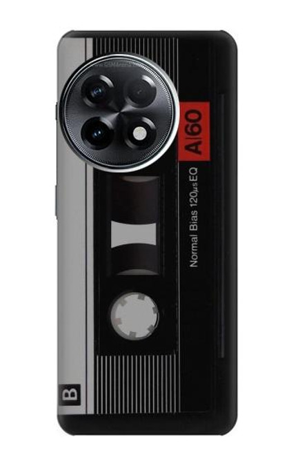 W3516 Vintage Cassette Tape Hülle Schutzhülle Taschen und Leder Flip für OnePlus 11R