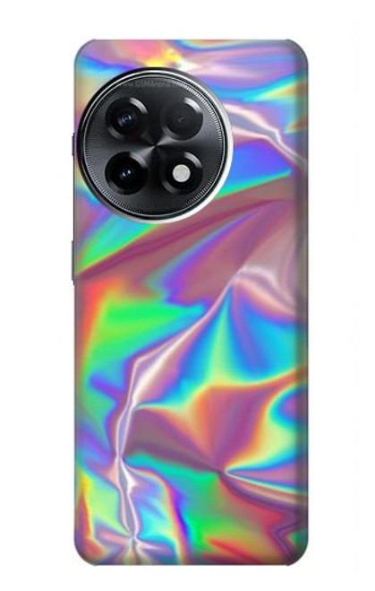 W3597 Holographic Photo Printed Hülle Schutzhülle Taschen und Leder Flip für OnePlus 11R