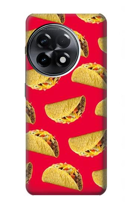 W3755 Mexican Taco Tacos Hülle Schutzhülle Taschen und Leder Flip für OnePlus 11R