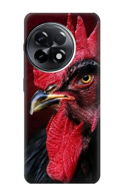 W3797 Chicken Rooster Hülle Schutzhülle Taschen und Leder Flip für OnePlus 11R