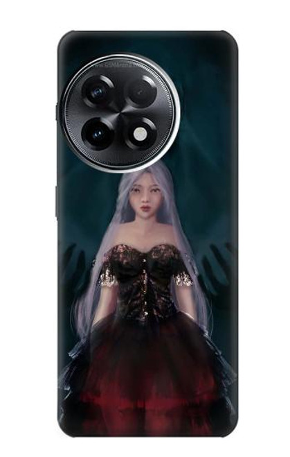 W3847 Lilith Devil Bride Gothic Girl Skull Grim Reaper Hülle Schutzhülle Taschen und Leder Flip für OnePlus 11R