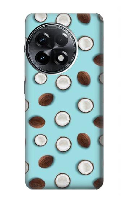 W3860 Coconut Dot Pattern Hülle Schutzhülle Taschen und Leder Flip für OnePlus 11R
