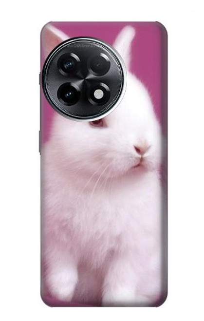 W3870 Cute Baby Bunny Hülle Schutzhülle Taschen und Leder Flip für OnePlus 11R