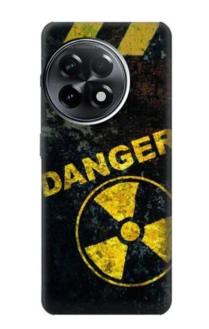 W3891 Nuclear Hazard Danger Hülle Schutzhülle Taschen und Leder Flip für OnePlus 11R