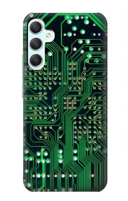 W3392 Electronics Board Circuit Graphic Hülle Schutzhülle Taschen und Leder Flip für Samsung Galaxy A34 5G