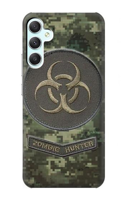 W3468 Biohazard Zombie Hunter Graphic Hülle Schutzhülle Taschen und Leder Flip für Samsung Galaxy A34 5G