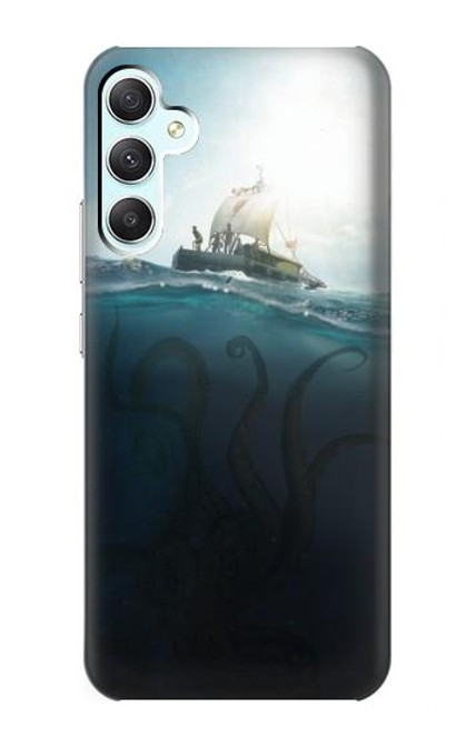 W3540 Giant Octopus Hülle Schutzhülle Taschen und Leder Flip für Samsung Galaxy A34 5G