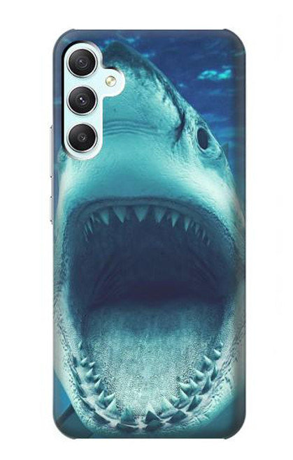 W3548 Tiger Shark Hülle Schutzhülle Taschen und Leder Flip für Samsung Galaxy A34 5G